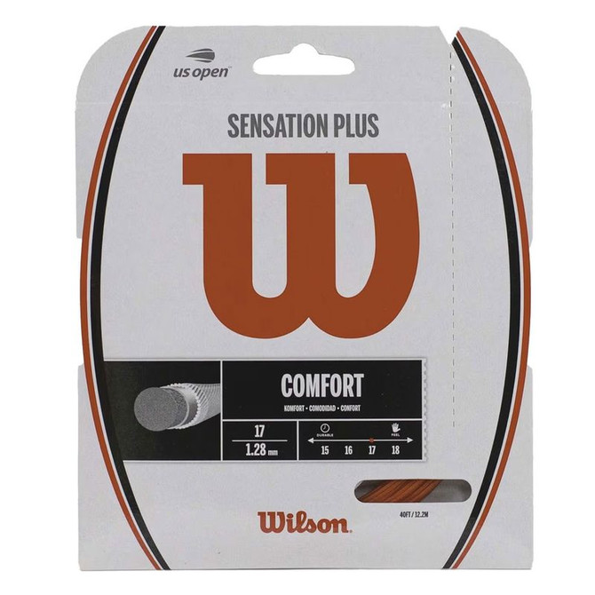 Wilson Sensation Plus 17G Red Tennis String