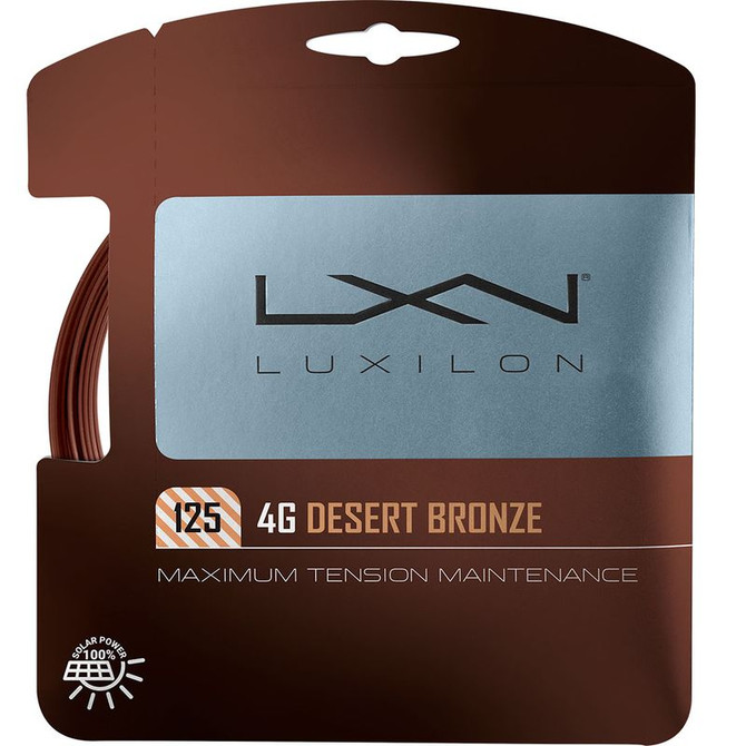 Luxilon 4G 125 Desert Bronze Tennis String