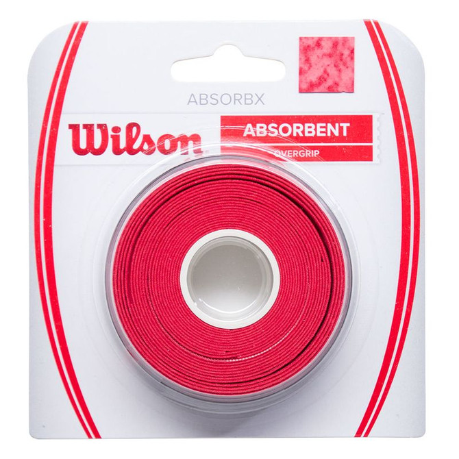 Wilson Absorbx Red Overgrip (3 Pack)