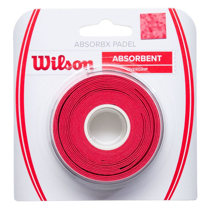Wilson Absorbx Red Padel Overgrip (3 Pack)