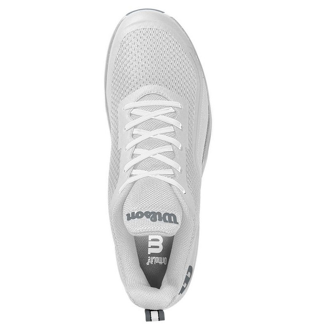 Wilson Rush Pro Lite Mens Tennis Shoe - White/Pearl Blue/Monument - 6