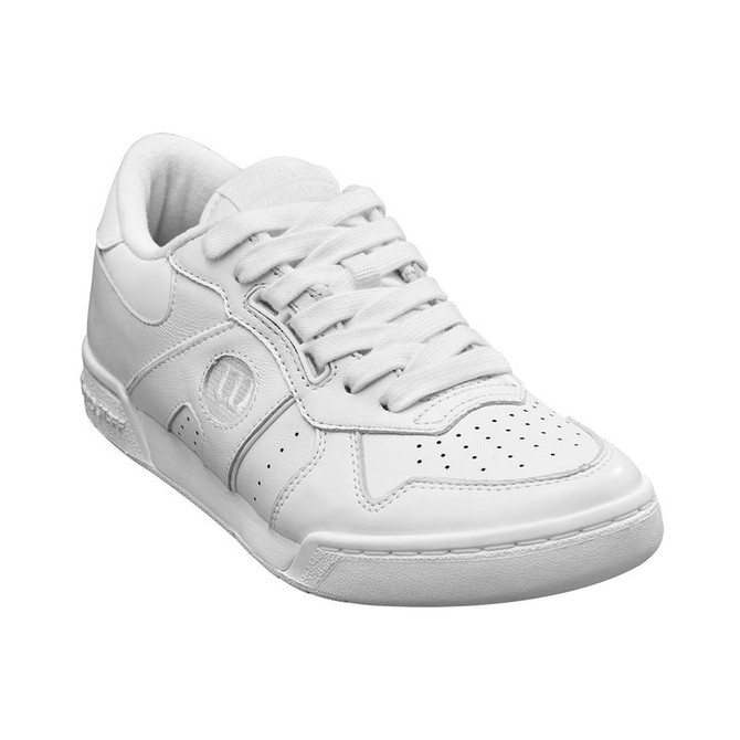 Wilson Pro Staff 87 Womens Tennis Shoe - White/White - 4