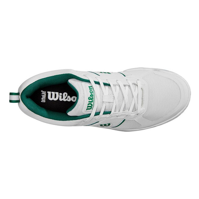 Wilson Pickle Pro Mens Pickleball Shoe - White/Bosphorus Green - 6