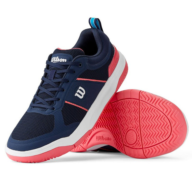 Wilson Pickle Pro Womens Pickleball Shoe - Navy Blazer/White/Dubarry - 9