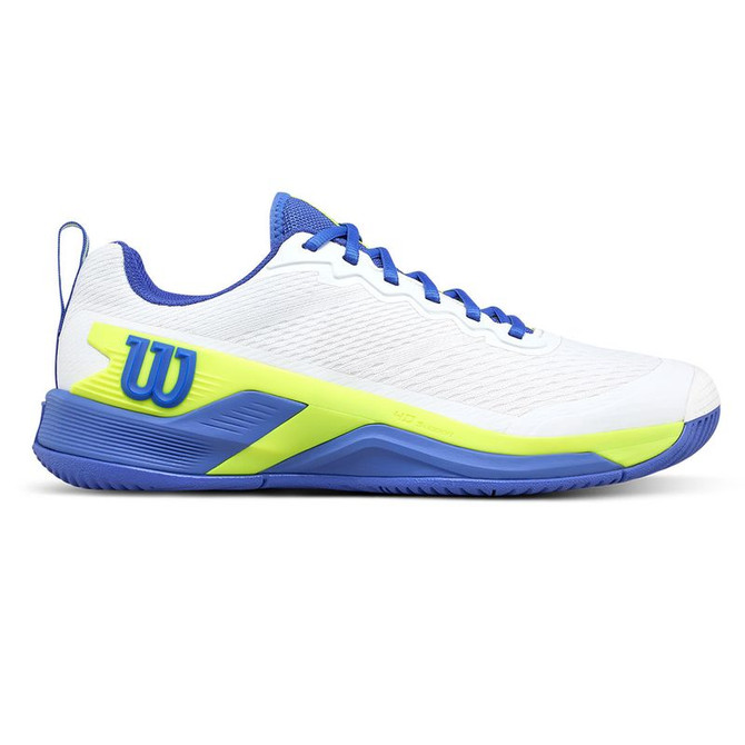 Wilson Rush Pro 4.5 Mens Tennis Shoe - White/Amparo Blue Soft Yellow