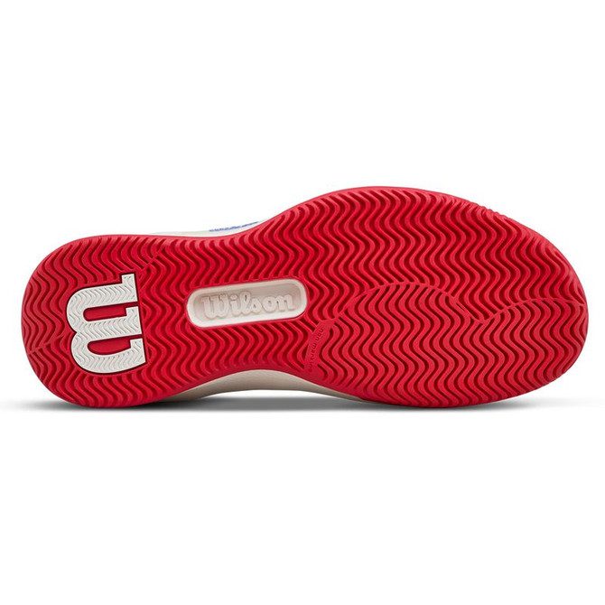 Wilson Intrigue Pro USO Womens Tennis Shoe - Tofu/Infrared/Black - 2