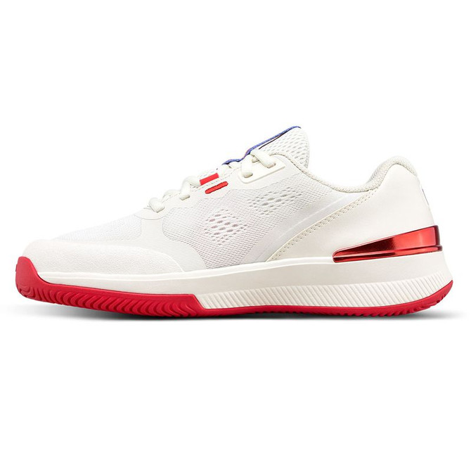 Wilson Intrigue Pro USO Womens Tennis Shoe - Tofu/Infrared/Black - 3