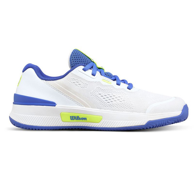 Wilson Intrigue Pro Womens Tennis Shoe - White/Amparo Blue/Safety Yellow
