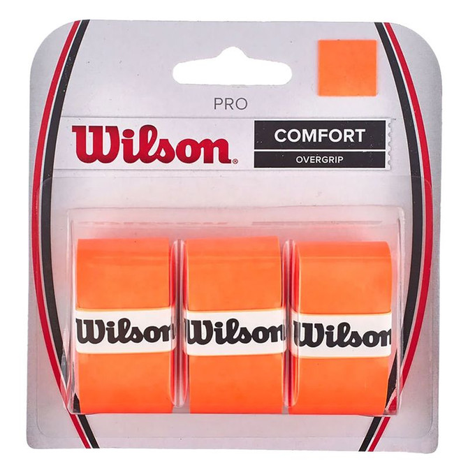 Wilson Pro Overgrip Burn Orange 3 Pack