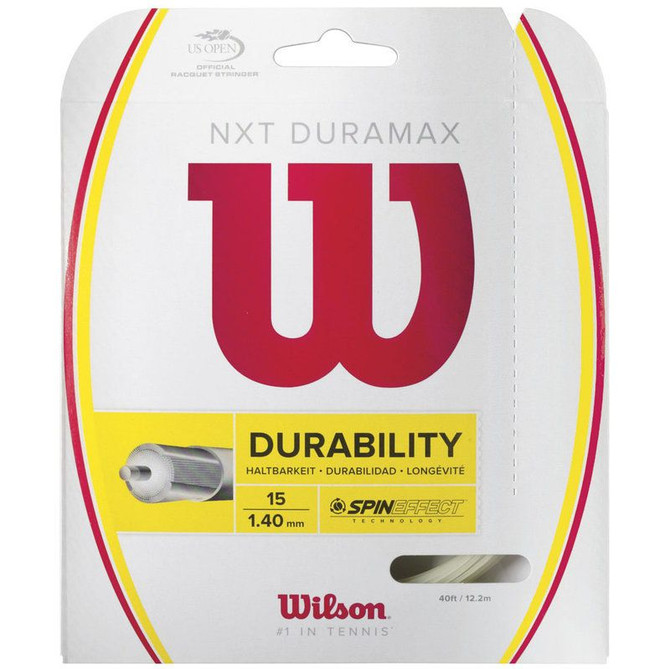 Wilson NXT Duramax 15G Natural Tennis String