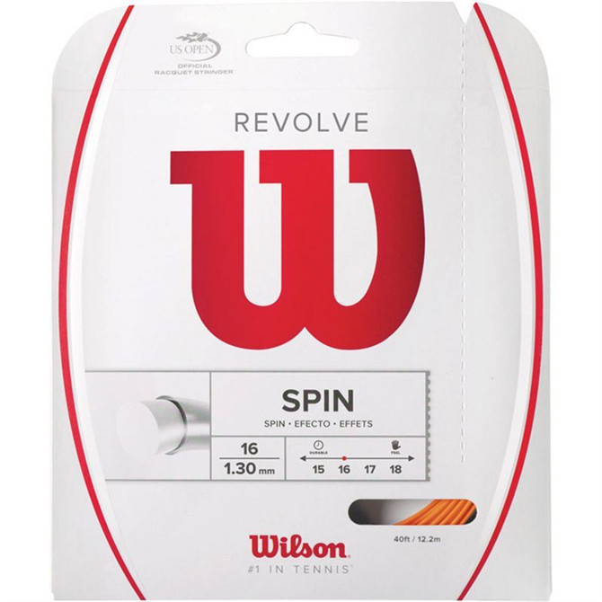 Wilson Revolve 16G Black Tennis String