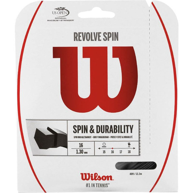Wilson Revolve Spin 16G Tennis String - 2