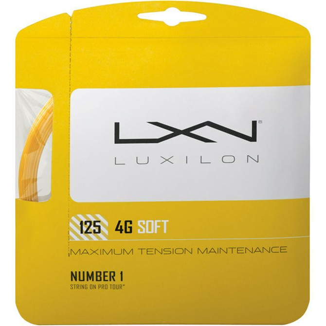 Luxilon 4G Soft 125 Yellow Tennis String