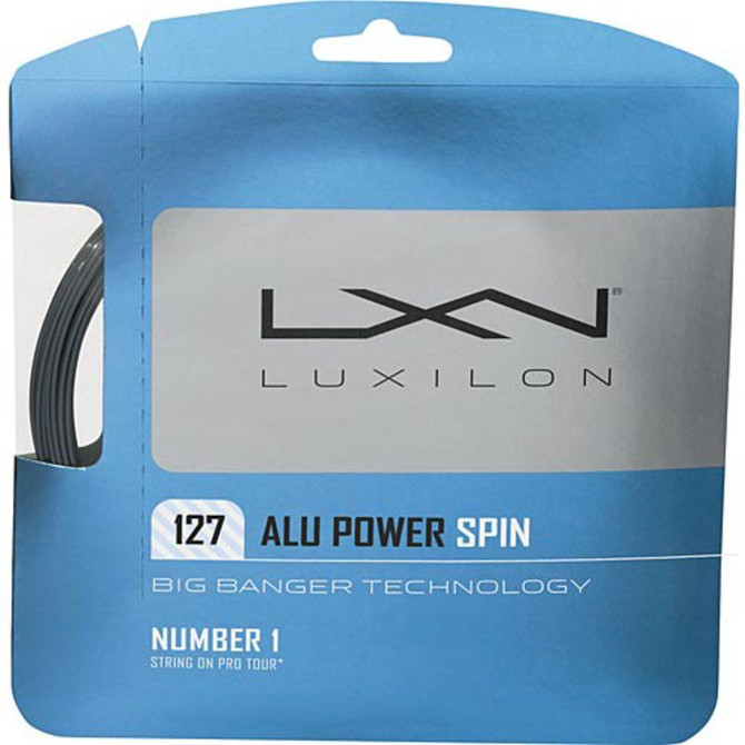 Luxilon ALU Power Spin 127 Silver Tennis String