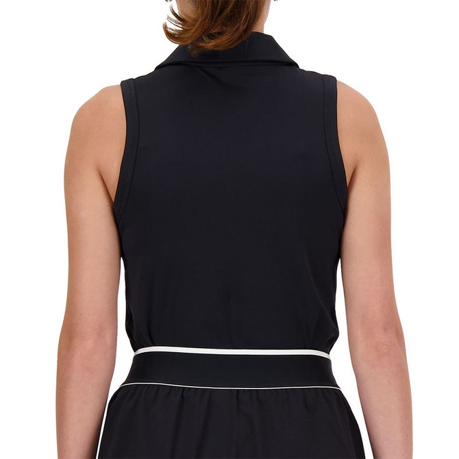 New Balance Collared Tournament Tank Top - Black - 3