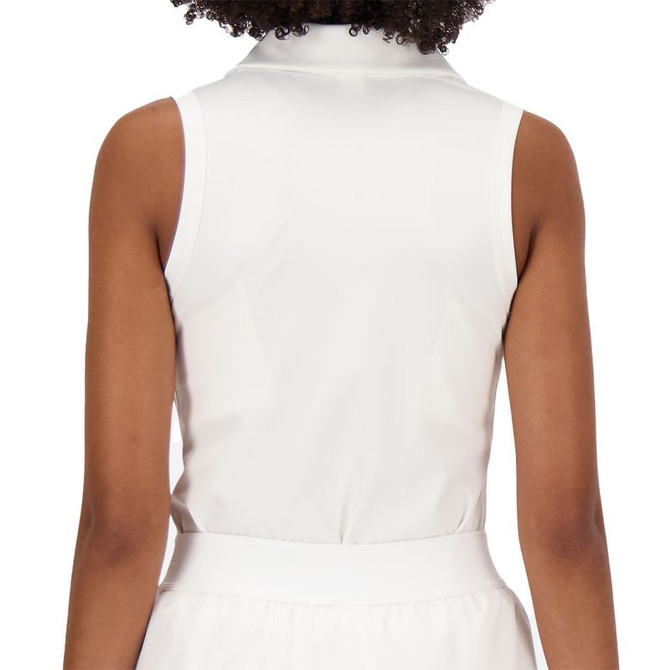 New Balance Collared Tournament Tank Top - White - 3