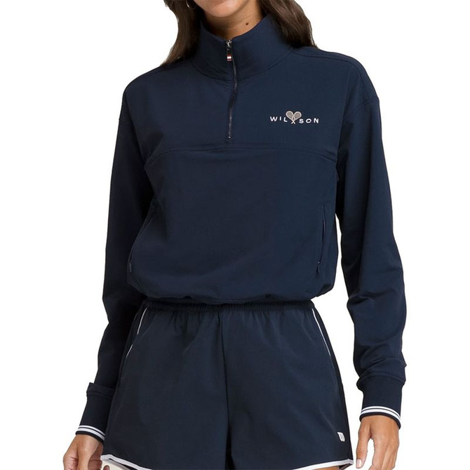 Wilson Davenport Woven Pop Over - Classic Navy