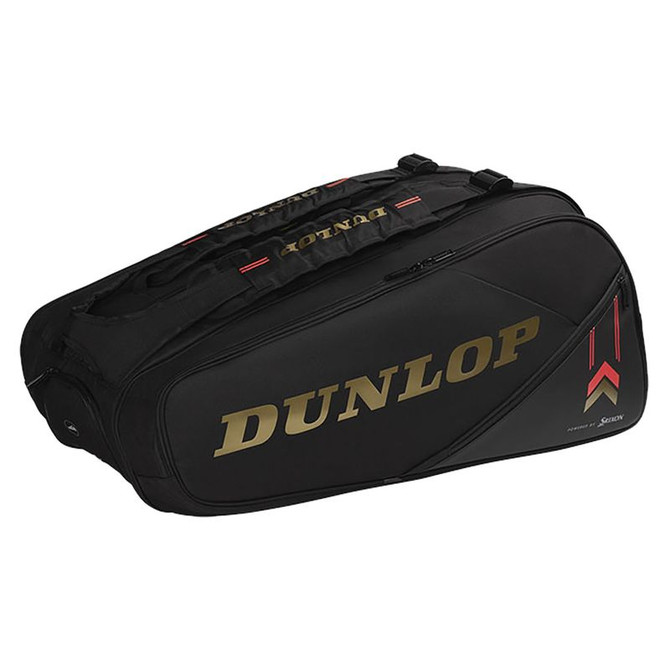Dunlop 25 CX Performance Limited Edition 12 pack Tennis Bag - Black/Gold