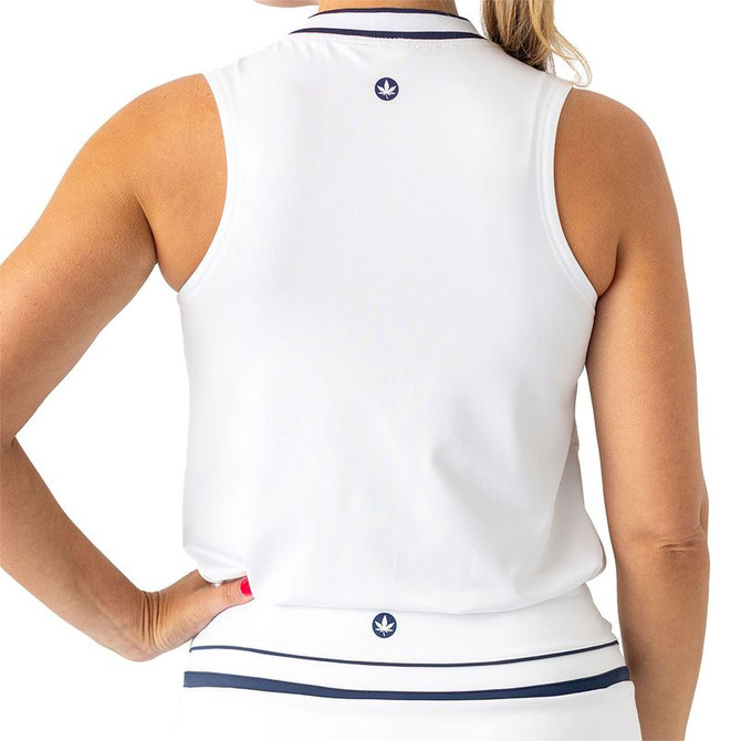 Boast V-Neck Tank Top - White - 3
