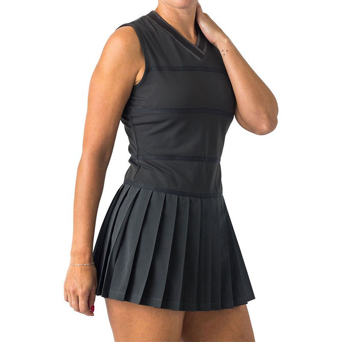 Boast V-Neck Dress - Black