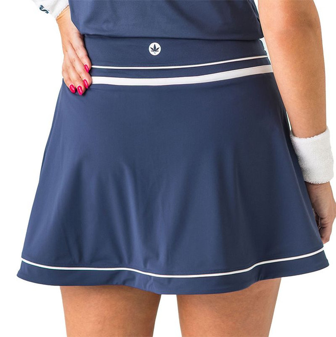 Boast Flounce Skirt - Navy - 3
