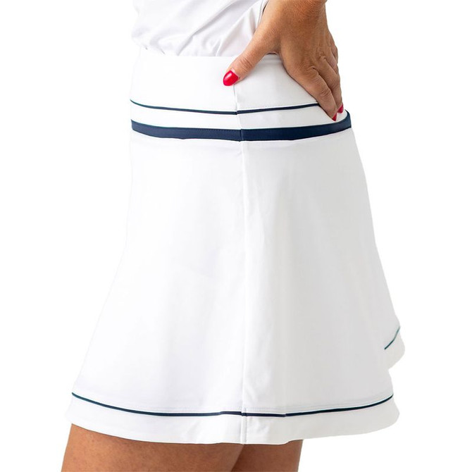 Boast Flounce Skirt - White - 2
