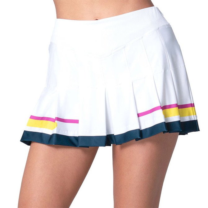 Lucky in Love PS I Love You Pleated Skirt - White