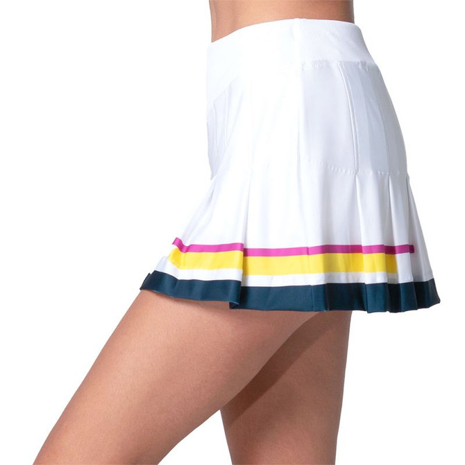 Lucky in Love PS I Love You Pleated Skirt - White - 2