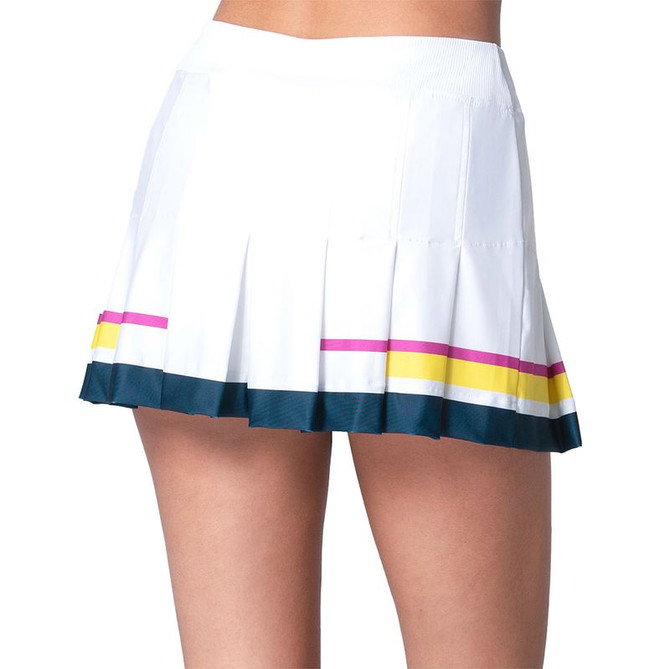 Lucky in Love PS I Love You Pleated Skirt - White - 3