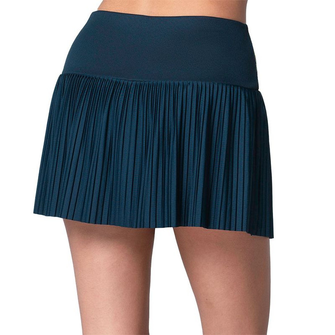 Lucky in Love PS I Love You Racer Rib Skirt - Midnight - 3