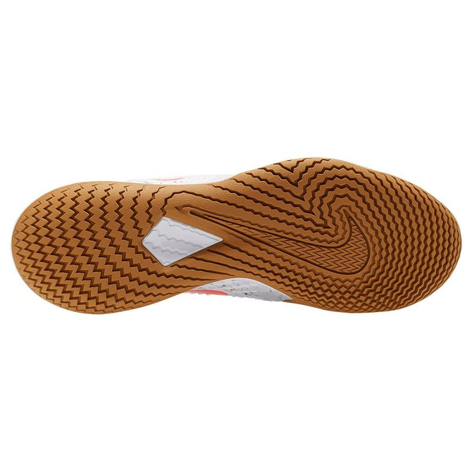 Nike Court Zoom Vapor Cage 4 Mens Tennis Shoe - White/Laser Crimson/Gridiron/Wheat - 2