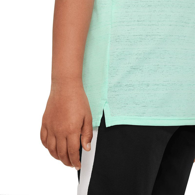 Nike Boys Short Sleeve Miler Crew - Mint Foam - 3