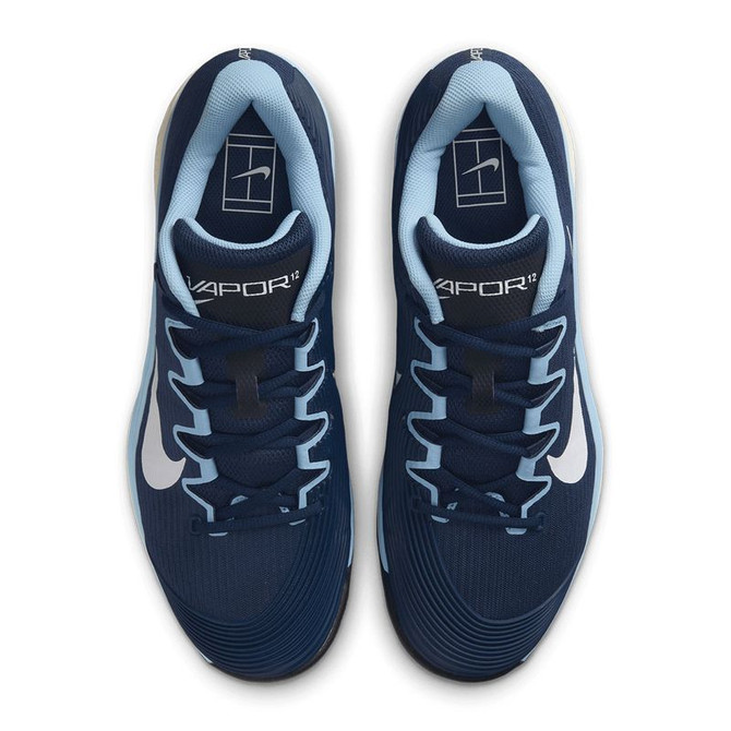 Nike Zoom Vapor 12 Mens Tennis Shoe - Midnight Navy/White/Psychic Blue/Milk - 5