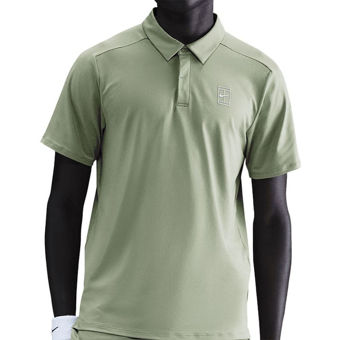 Nike Court Advantage Polo - Oil Green/White