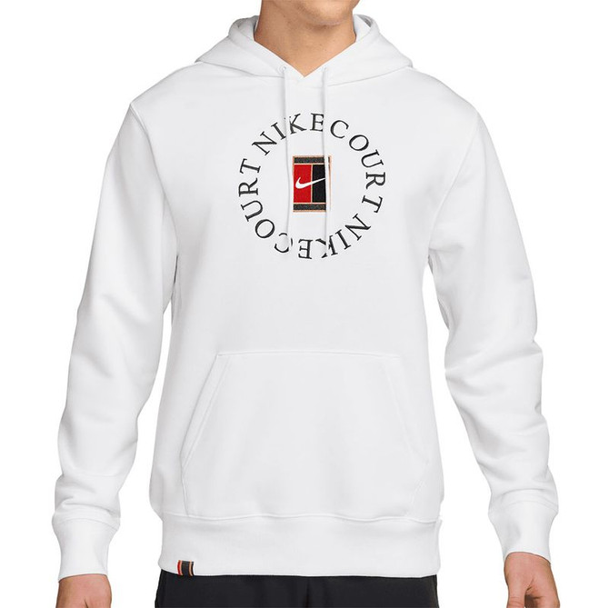 Nike Court Heritage Hoodie - White/Black