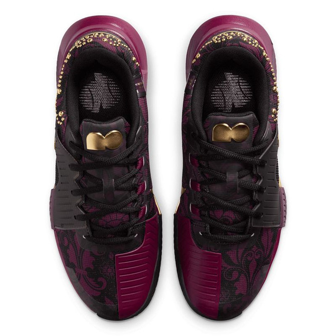 Nike Zoom GP Challenge 1 Osaka Womens Tennis Shoe - Bordeaux/Metallic Gold/Black - 5
