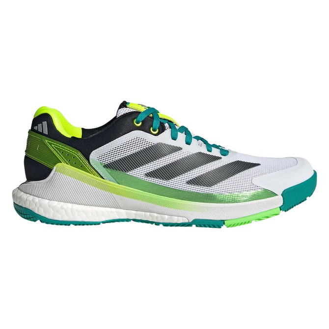 adidas Crazyquick Boost Mens Padel Shoe - White/Black/Lime Burst