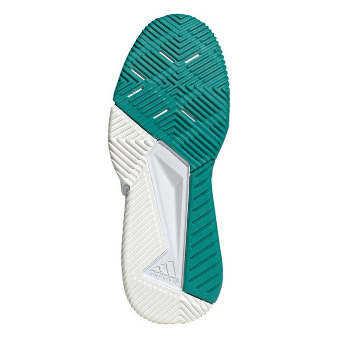 adidas Courtquick Mens Padel Shoe - White/Aurora Ivy - 2