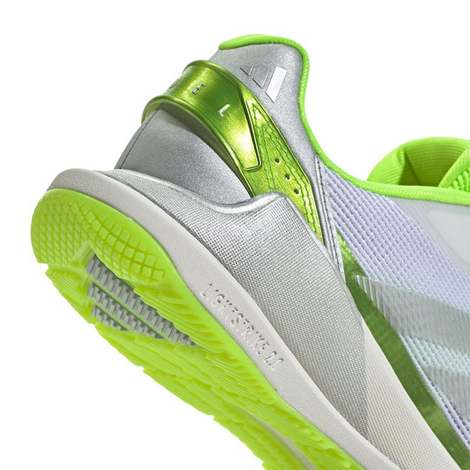 adidas Crazyquick LS Womens Padel Shoe - Lucid Lemon/Silver/Wonder Silver - 7