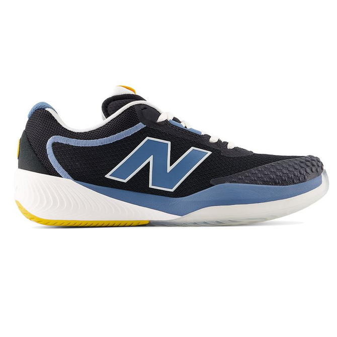 New Balance 996v6 (B) Womens Tennis Shoe - Black/Blue Gemstone/Apollo Gold