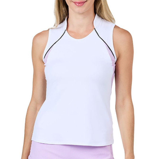 Sofibella Mystic Sunrise Sleeveless Top - White