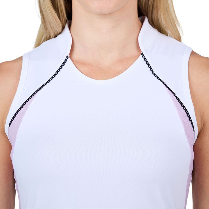 Sofibella Mystic Sunrise Sleeveless Top - White - 2