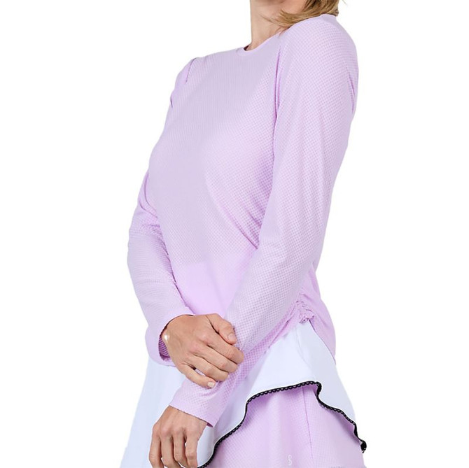 Sofibella Mystic Sunrise Long Sleeve Top - Lavender - 3