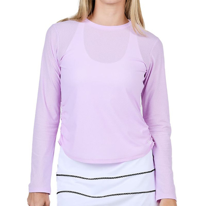 Sofibella Mystic Sunrise Long Sleeve Top - Lavender