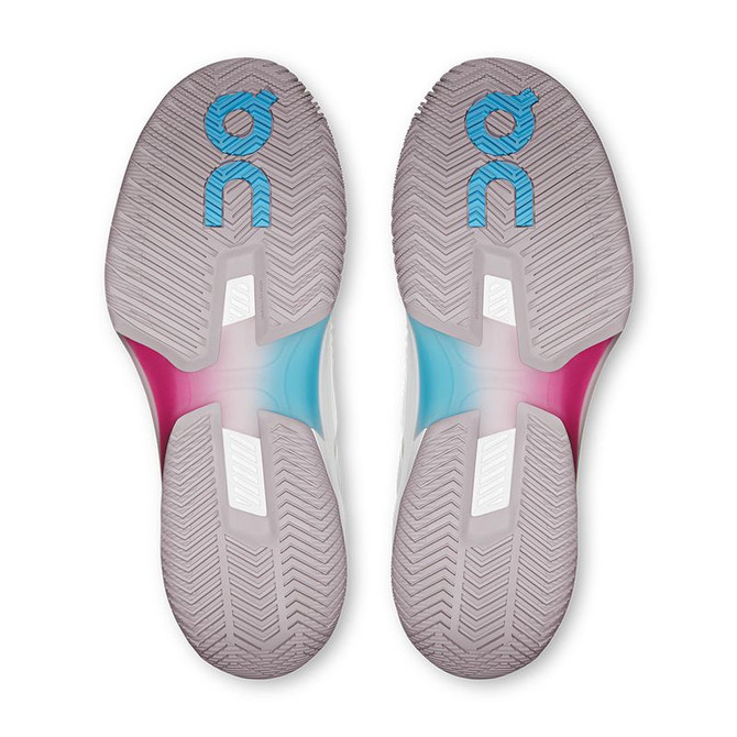 On The Roger Pro Fire Mens Tennis Shoe - White/Pink - 2