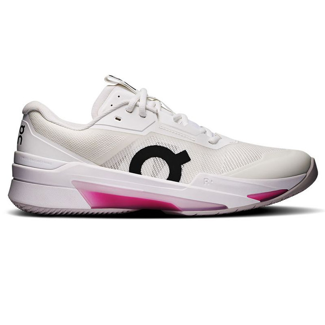 On The Roger Pro Fire Mens Tennis Shoe - White/Pink
