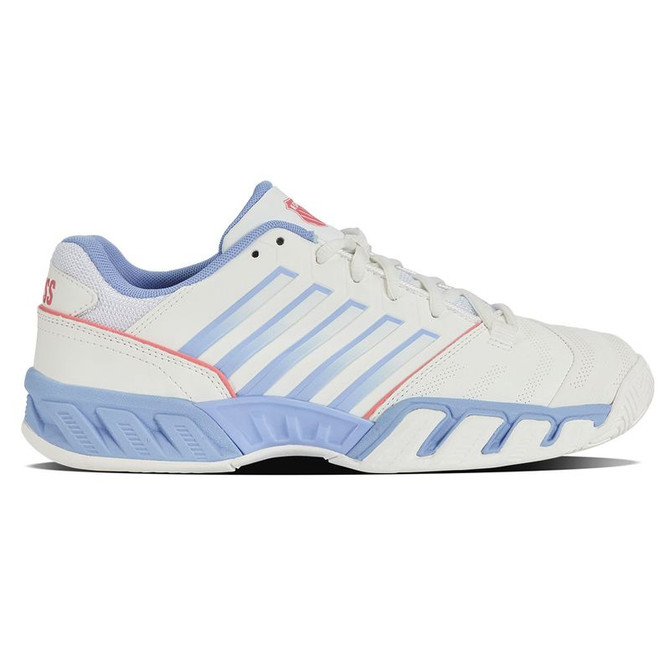 K Swiss Bigshot Light 4 Womens Tennis Shoe - Bright White/Open Air/Strawberry Ice