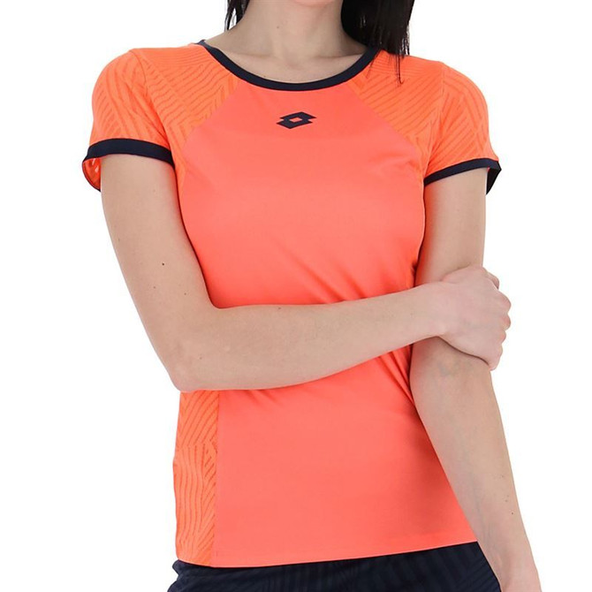 Lotto Superrapida V Top - Coral Fluo