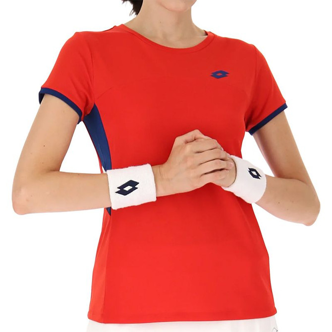 Lotto Squadra III Short Sleeve Top - Flame Red