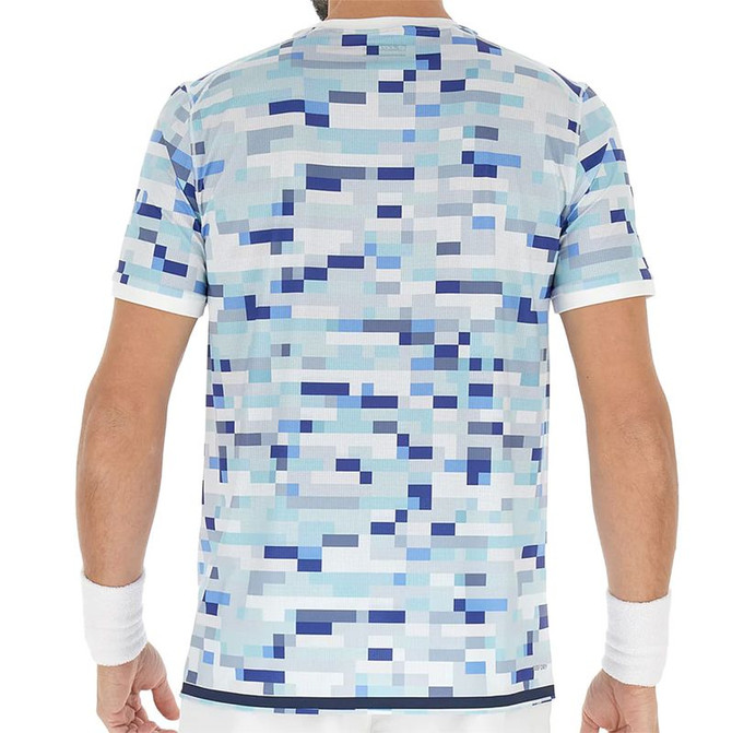 Lotto Tech III Tee - White/Blue - 2